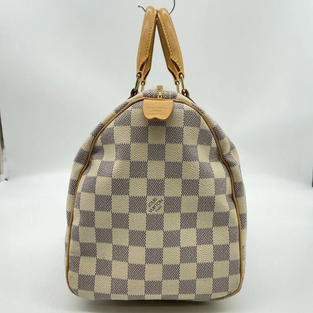 ❌SOLD❌ Authentic Louis Vuitton Damier Azur Speedy 30 Hand Bag - Picture 4 of 14